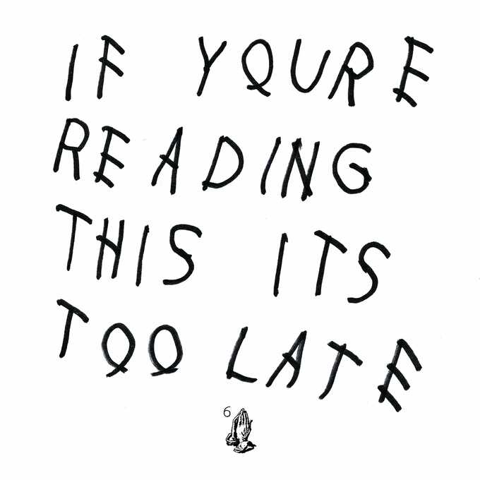 洋楽 IF YOU'RE READING THIS IT'S TOO LATE Drake: If You'Re Reading This It'S Too Late 2LP