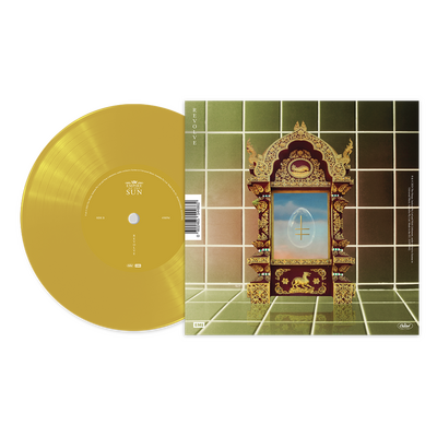 EMPIRE OF THE SUN - MUSIC ON THE RADIO EXCLUSIVE TRANSPARENT GOLD METALLIC 7&quot; SINGLE VINYL