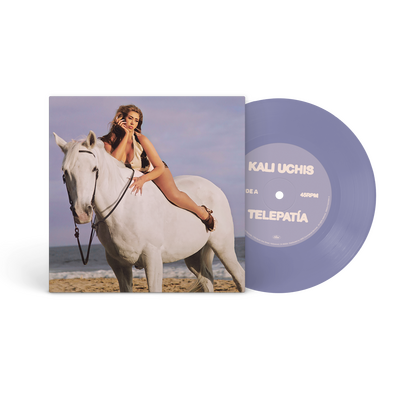 KALI UCHIS - TELEPATIA 7&quot; - LIMITED PRESSING PERIWINKLE VINYL