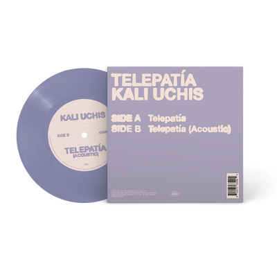 KALI UCHIS - TELEPATIA 7&quot; - LIMITED PRESSING PERIWINKLE VINYL