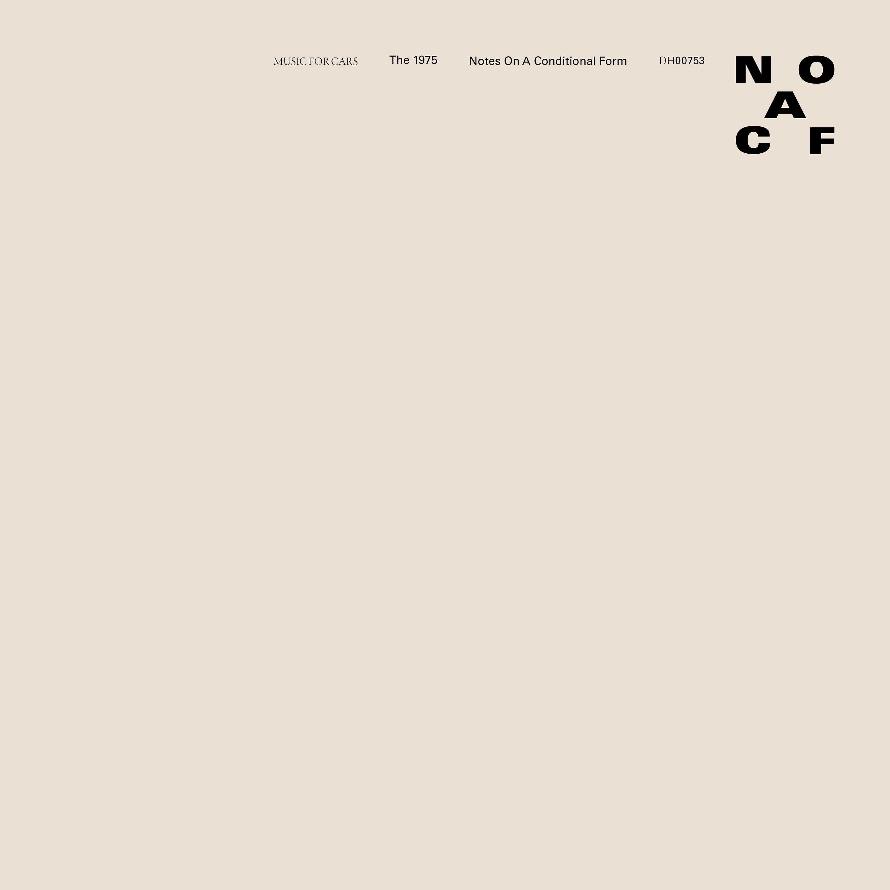 洋楽 The 1975 Notes on a conditional form LP The 1975: Notes On A Conditional Form 2LP Clear Vinyl