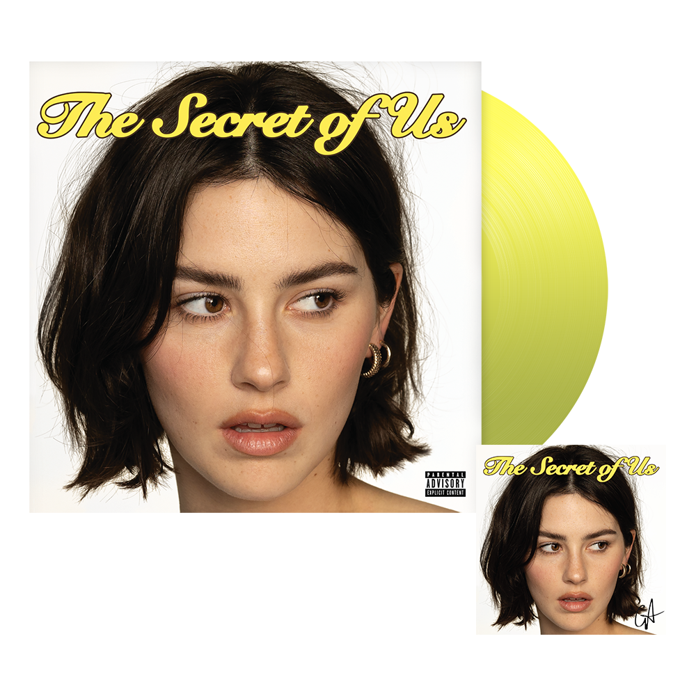 Gracie Abrams: The Secret Of Us Yellow Vinyl + Podpisana Kartka